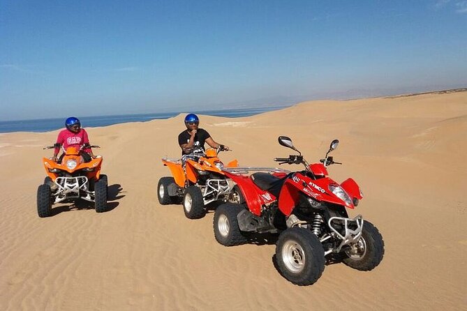 4 Activities in 1 pack :Camelriding/Boat trip/Quad/Massage-Hammam - Starting at 8:30 or 9 a.m. in an air-conditioned vehicle