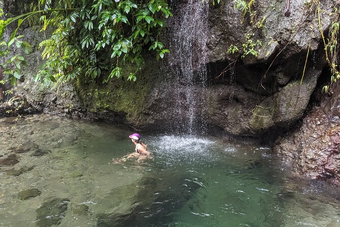 A Day of Relaxation in the Jungle and Waterfalls of Dominica - Ti Kwen Glo Cho: hot sulfur pools and a welcome pause