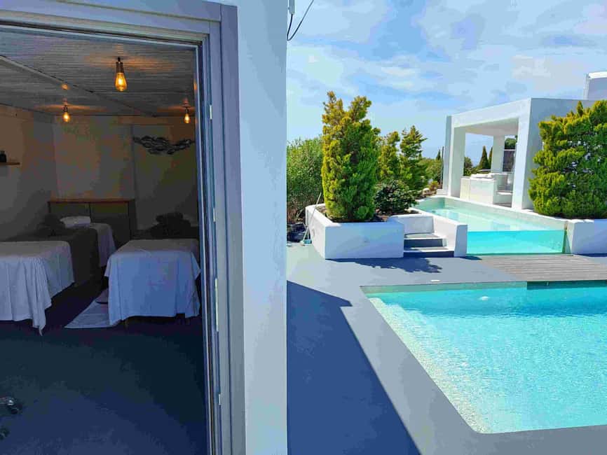 Akrotiri:Departure Day Spa Experience Couples Massage & Pool - Arriving at Santorini Princess Presidential Suites
