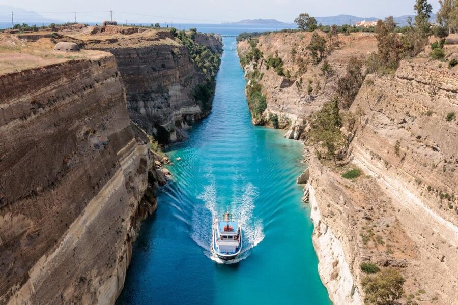 Ancient Corinth, acrocorinth castle and Thermal Spa Day - Lunch keeps the ancient site practical