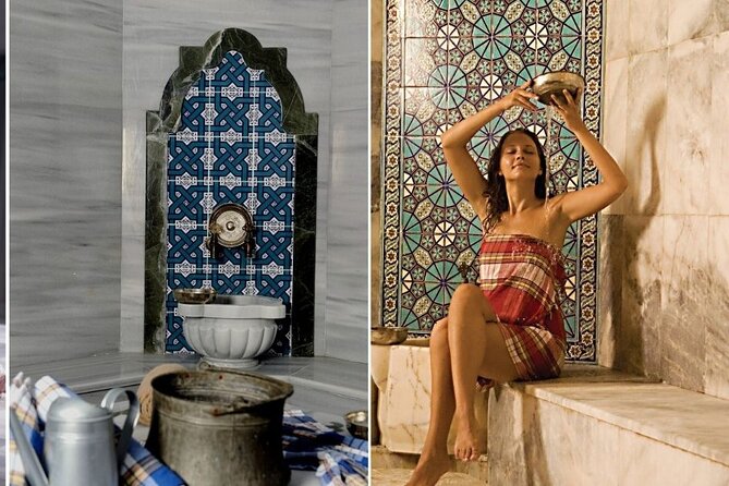 Antalya / Lara : Traditional Turkish Bath & Oil Massage & Spa - The body scrub and traditional peeling