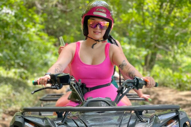 ATV and Bamboo Rafting With limestone foot massage and transport - The limestone foot massage is a useful extra