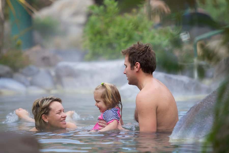 Auckland: Rotorua Highlights inc Wai-O-Tapu & Polynesian Spa - Rotorua city sights from the road
