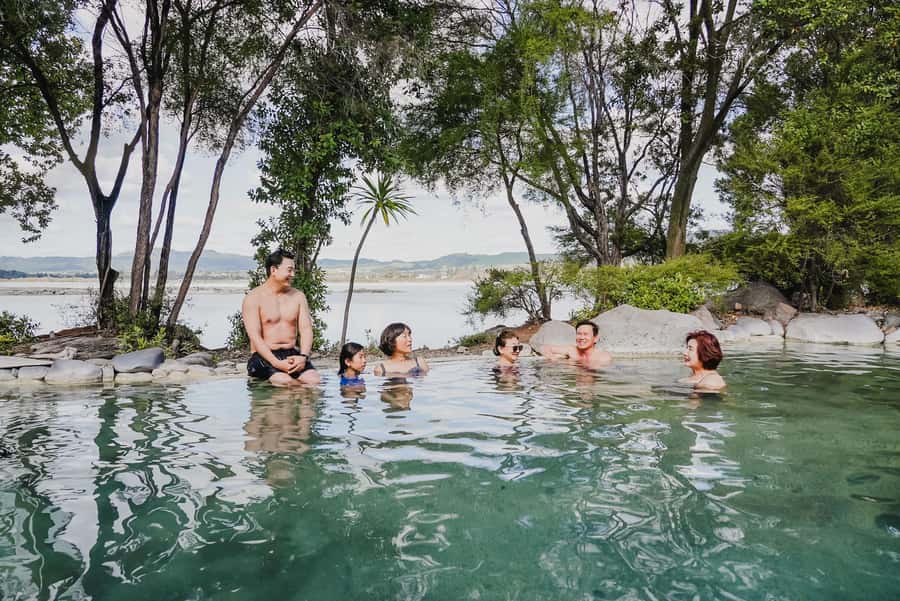 Auckland: Rotorua Highlights with Redwoods Treewalk & Spa - Redwoods Treewalk through the forest canopy