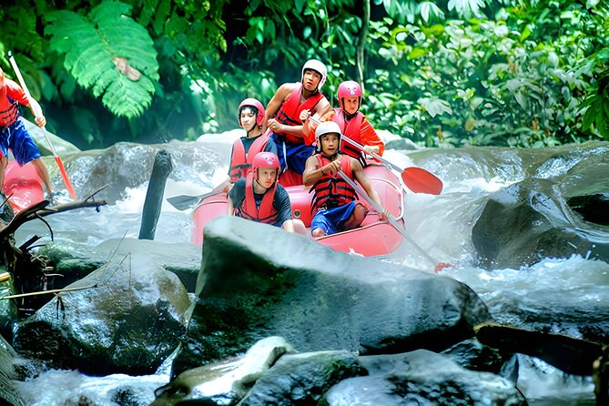 Ayung River Rafting + Bali Quad Bike + Spa Packages - Ayung River rafting through rainforest scenery
