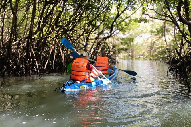 Bali: Point of Bliss massage with mangrove Kayaking and GWK Park - Transport, meeting point, and group size