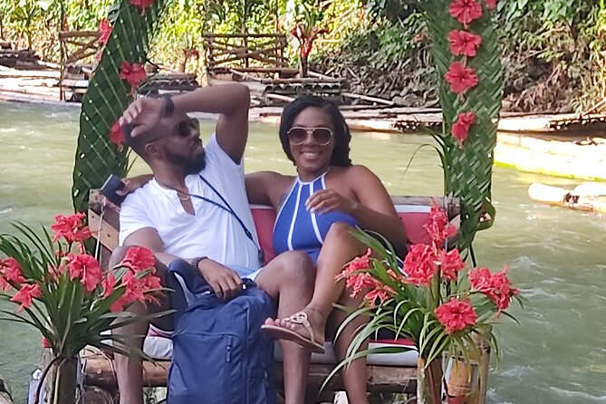 Bamboo Rafting Adventure with Limestone Massage from Montego Bay - Music, drinks, food, and the party side of Lethe