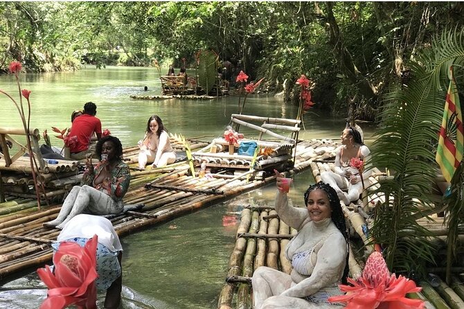 Bamboo Rafting and Limestone Foot Massage Private Tour - The 30-Foot Bamboo Raft on the Lethe River
