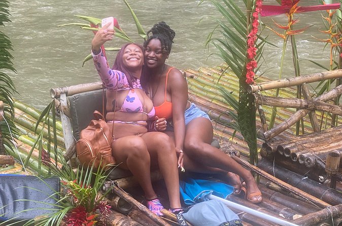 Bamboo Rafting & Limestone Foot Massage from Montego Bay - Coconut, photographs, and small Jamaican touches