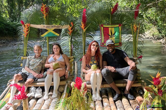 Bamboo Rafting, Limestone Massage and Hip Strip Tour In Jamaica - A gentle river ride at Lethe Estate