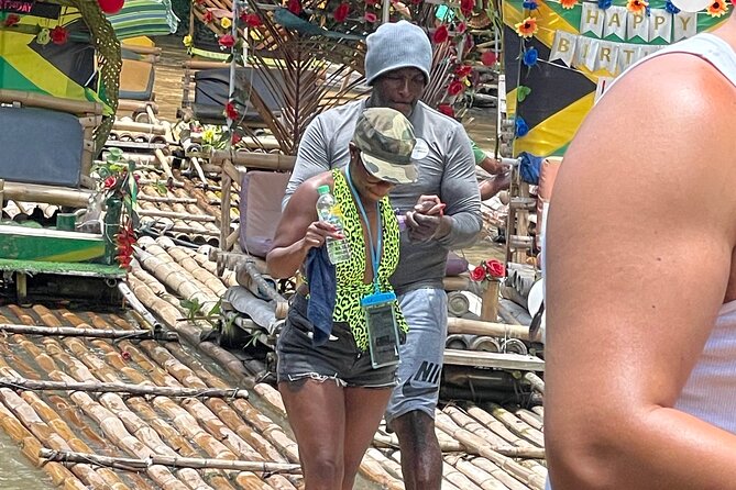 Bamboo Rafting w/ Limestone Massage Montego Bay Jamaica - Food, music, and the optional KFC stop