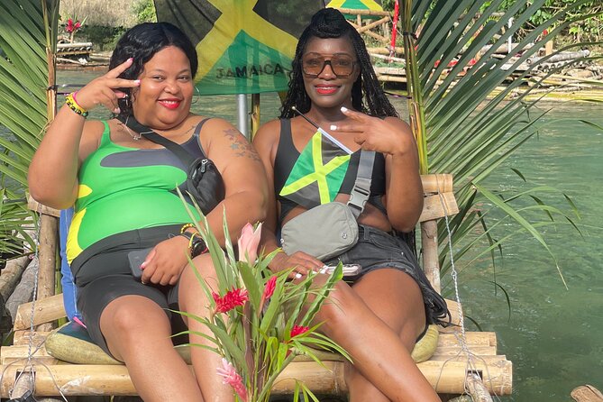 Bamboo Rafting with Limestone Foot massage then Margaritaville. - Jamaican food, drinks, and the cost of lunch