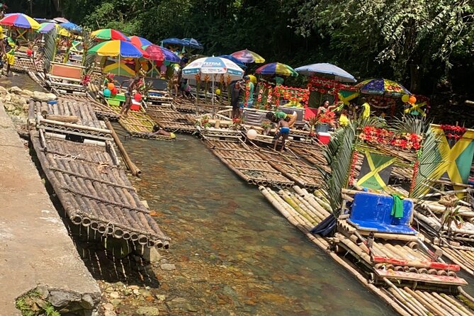 Bamboo River Rafting With Limestone Massage From Negril - Meeting your captain beside the bamboo raft
