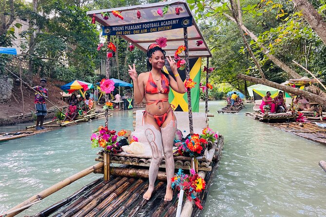 Bamboo River Rafting with massage and Horseback ride in ocean - Bamboo rafting on a quiet Jamaican river