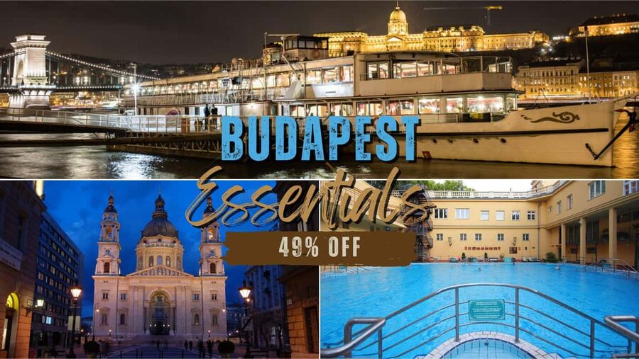 Budapest Super Saver: Spa, Basilica Tour, and Danube Cruise - Starting at Lukács Thermal Spa