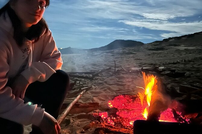 Camping with Sandboarding and Sunset Massages - The bonfire, dinner, and a night among the dunes