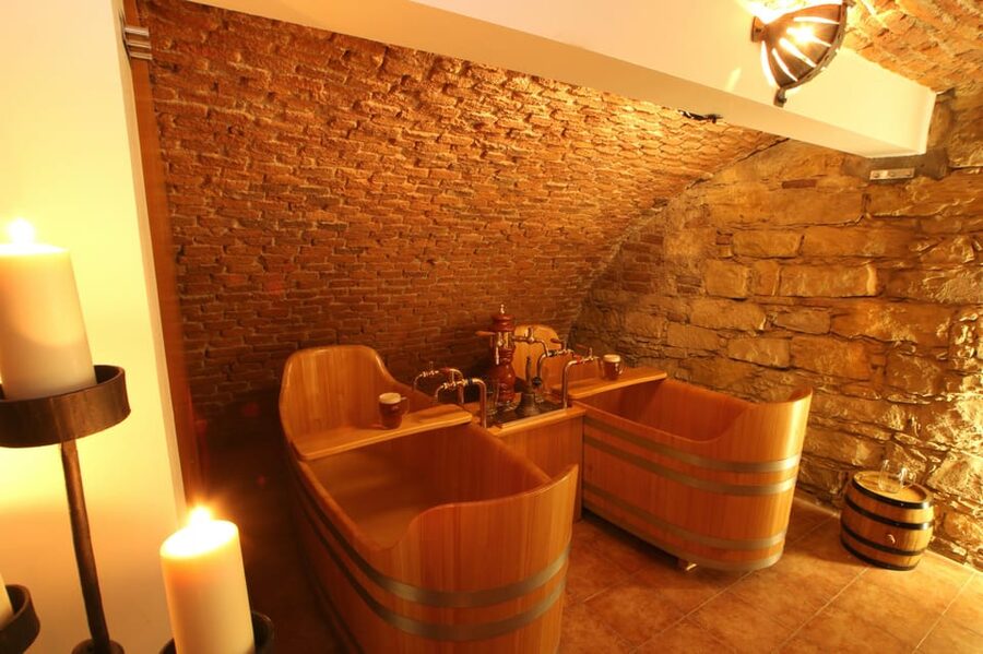 Caroline Bernard Beer Spa Prague with Beer & Massage Option - Heated beds and the quiet part of the visit