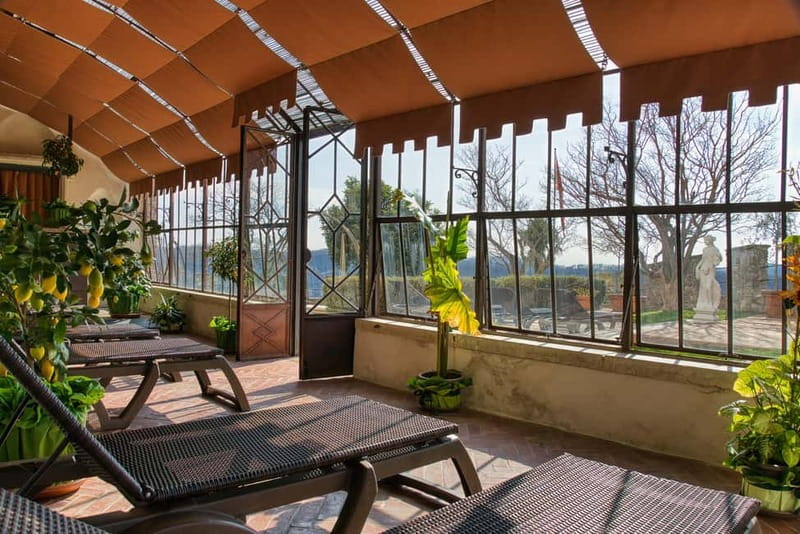 CastelBrando: Relax at a Spa inside an ancient castle - Arriving at CastelBrando from the valley
