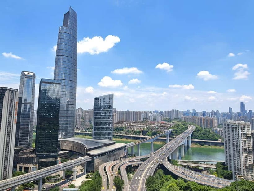 Chongqing: Active Wellness, Monorail, and Hidden Gems Tour - Liziba: the monorail that passes through an apartment block