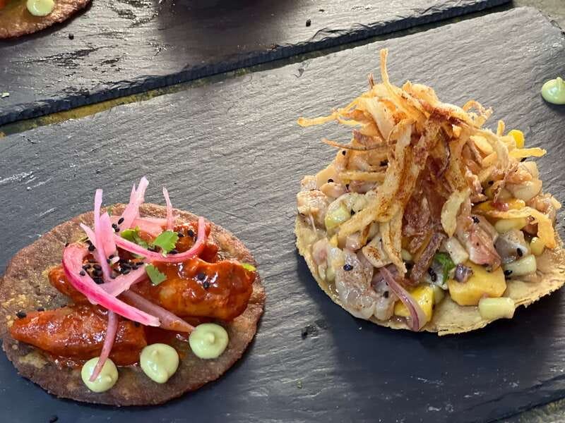 Costa Maya:Tacos,Tostadas & margaritas Tasting + massage - A Mexican food tour with a clear Costa Maya advantage