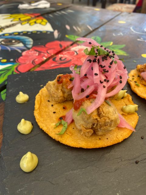 Costa Maya:Tacos,Tostadas & margaritas Tasting + massage - Tequila, mezcal, and ancestral ingredients