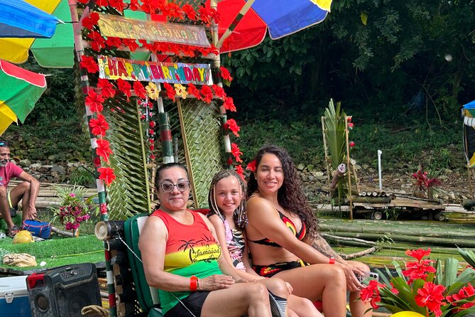 Customized Happy Hour Bamboo Rafting+Limestone Massage + Shopping - The 30-minute ride from Montego Bay