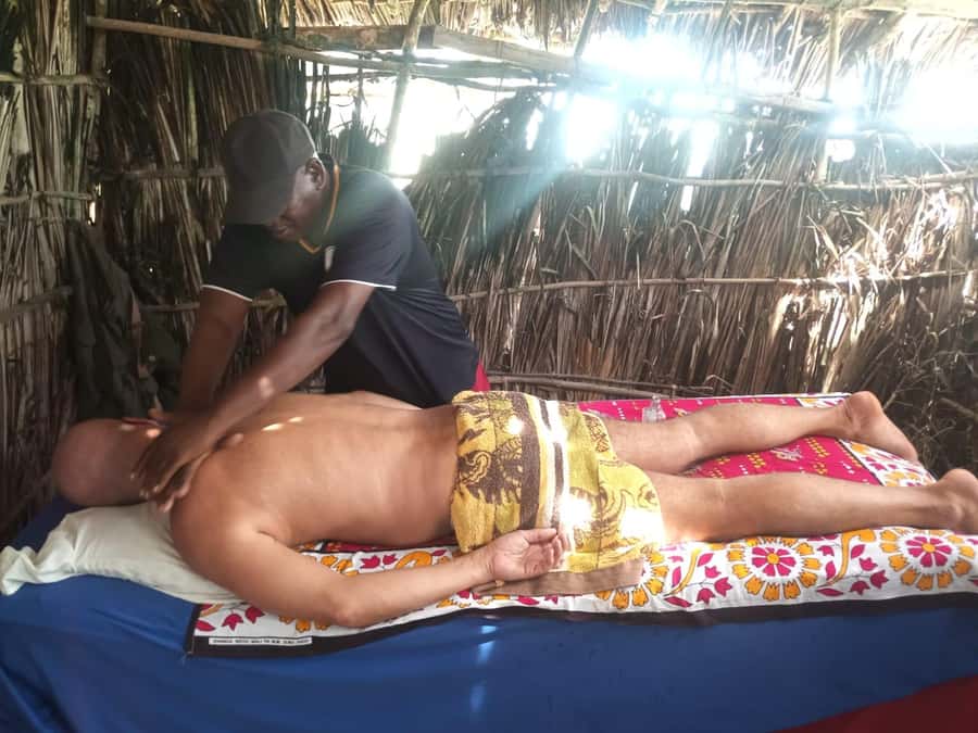 Diani Beach: Authentic Traditional Massage with Sea View - Arriving at Diani Beach for the massage