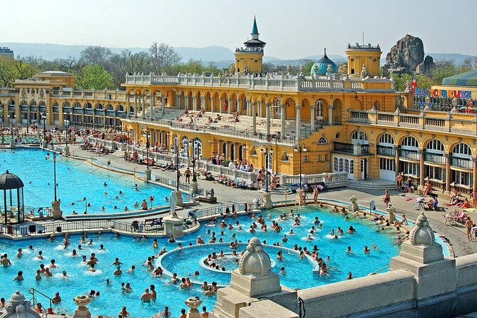 Entrance to Szechenyi Spa in Budapest - Who will enjoy this Budapest spa visit?