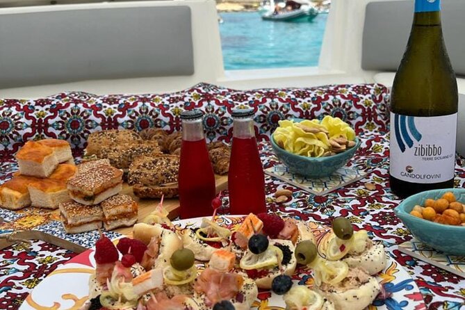 Favignana inflatable boat tour, wine tasting, snorkeling and relaxation - What the $150.18 price includes