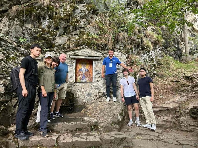 From Sofia: Rila Monastery and Optional Museum, Cave or Spa - Entering Rila Monastery in the Rila Mountains