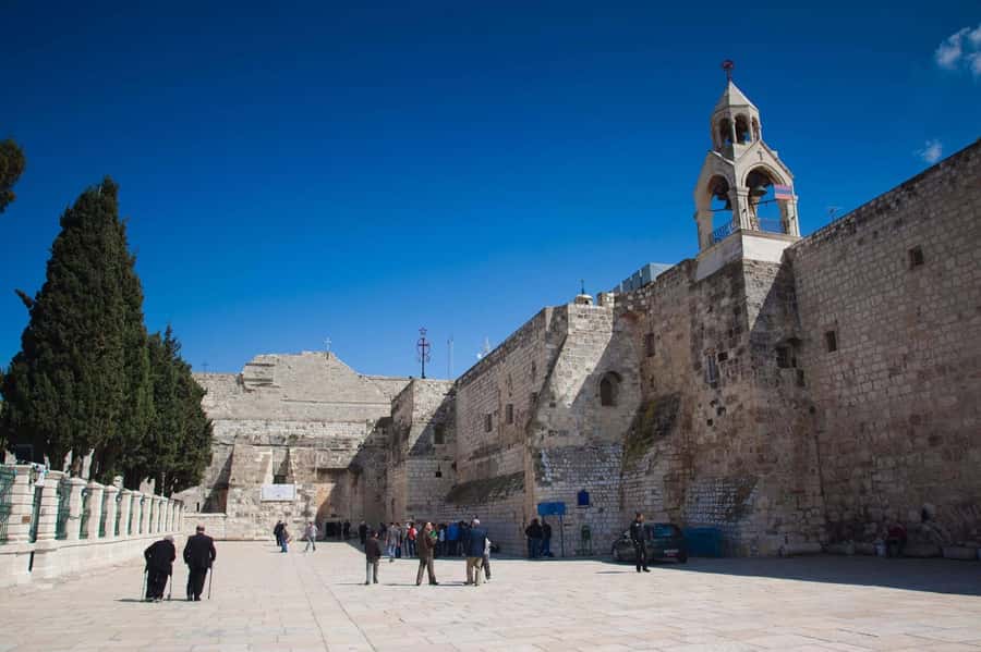 Full-Day Bethlehem and Dead Sea Relaxation Tour -small group - Banksy art near the Walled Off Hotel