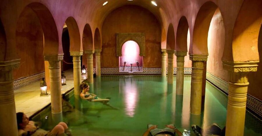 Granada: Alhambra Guided Tour and Arabian Bath and Massage - Nasrid Palaces: the most delicate hour