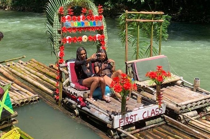 Great River Bamboo Rafting & Limestone Massage at Lethe Jamaica - Floating shops, coconuts, and personal touches