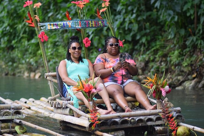 Great River Bamboo Rafting & Limestone Massage at Lethe Jamaica - Transportation, timing, and group size