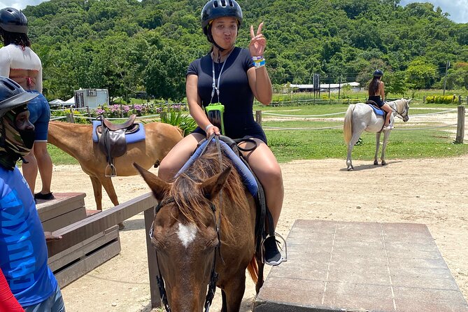 Great River Rafting Limestone Foot Massage and Horseback Rides From Montego Bay - A short tour with two very different moods