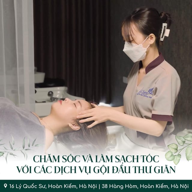 Hanoi Lá spa Massage 38: Combo Shampoo & body Massage 120' - Starting With Tea and a Herbal Foot Bath