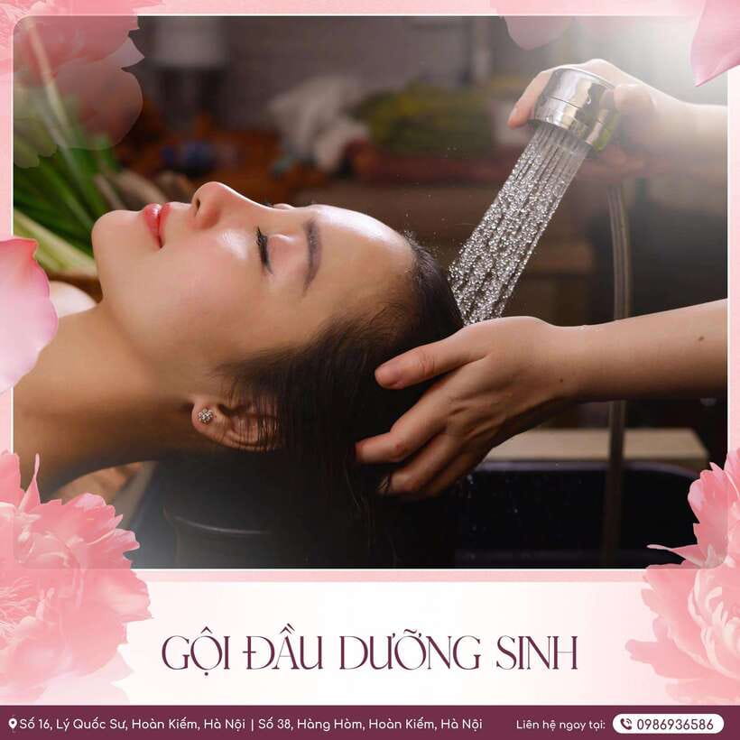 Hanoi Spa Old Quarter : Herbal Shampoo &Head Massage 90' - Choosing among the three Hanoi branches