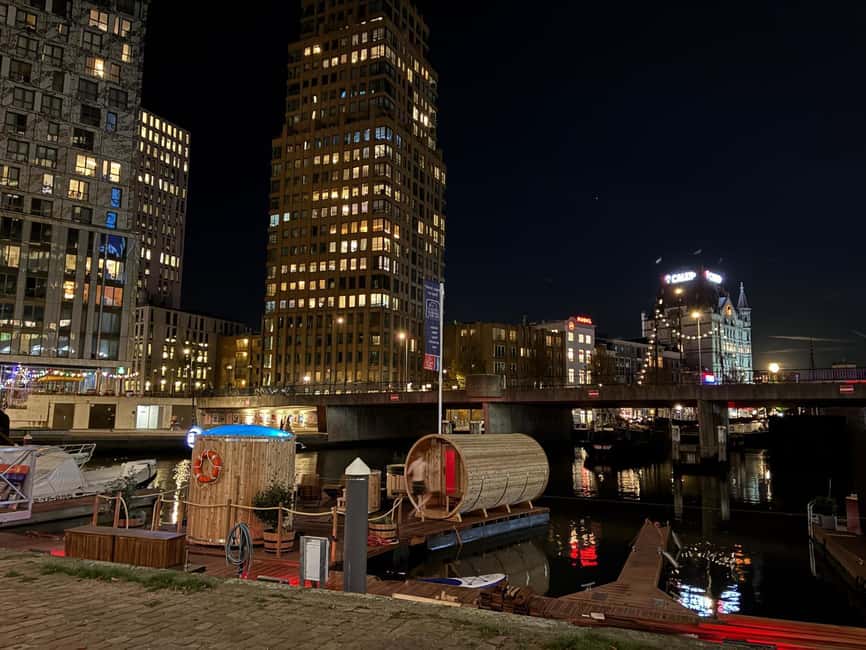 Harbour Wellness Entry Ticket - The Rotterdam Skyline Is Part of the Experience