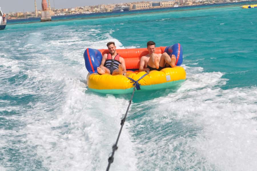 Hurghada: Orange & Giftun Island Cruise with Massage & Lunch - Small Giftun brings the first proper snorkeling session