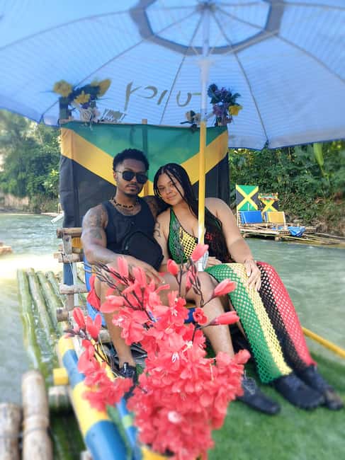 Jamaica Bamboo Rafting Experience with Limestone Massage - Meeting the raft captain at Lethe