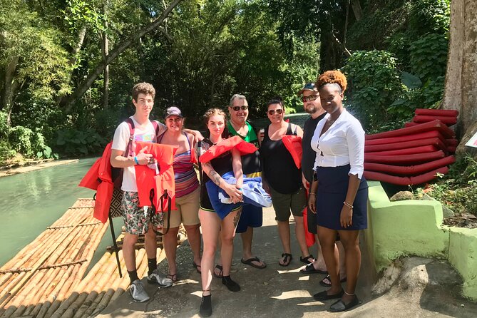 Jamaica’s #1 Bamboo Rafting Experience in Montego Bay + Massage - River vendors add a casual local touch