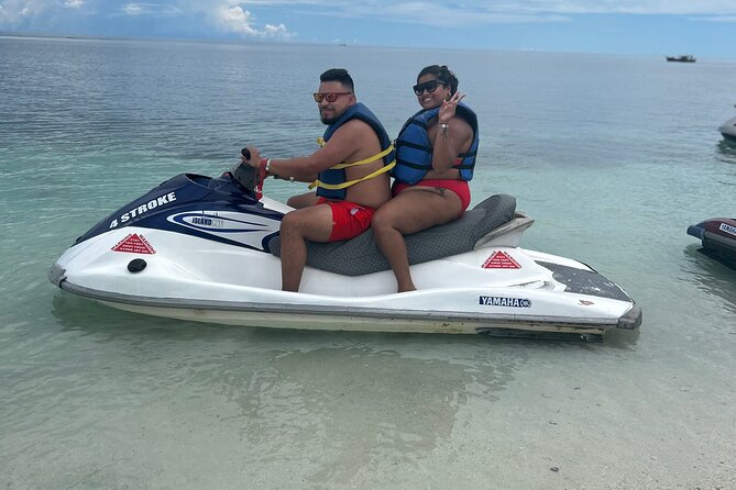 Jet Ski and Bamboo Rafting Limestone Massage From Montego Bay - Pickup, the private vehicle, and the shape of the day