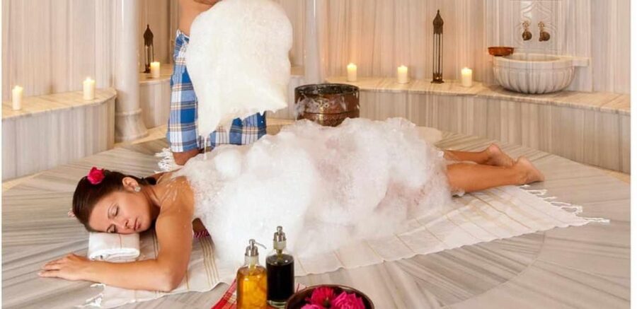 Kemer Turkish Bath (Hammam) W/ Scrub, Foam & Oil Massage - The Scrub: The Most Traditional Part