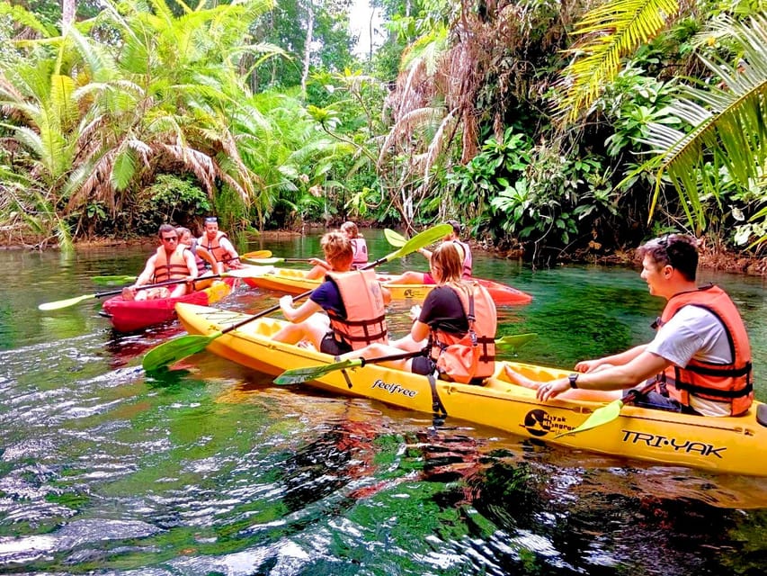 Krabi: Kayaking, Crystal Lagoon, and Fish Spa in Klong Root - Swimming in the crystal lagoon
