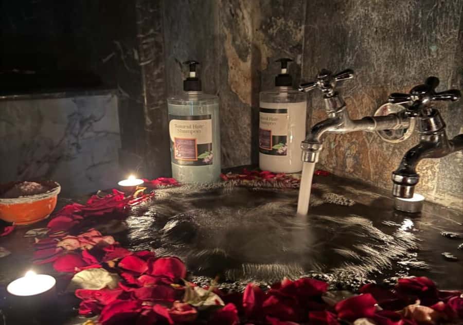 Marrakech: Spa Massage and Steam Hammam with Pickup - The break with mint tea and dates