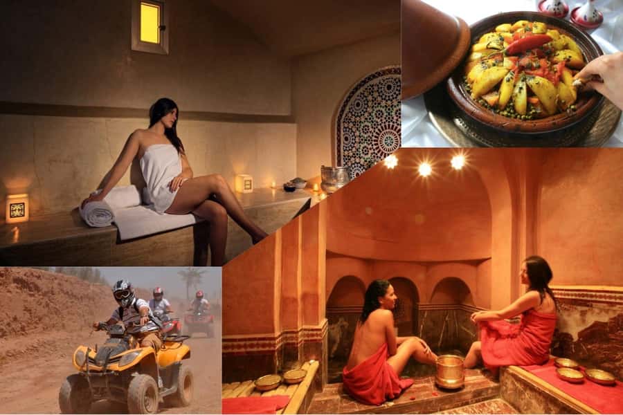 Marrakech Tour: Quad bike, Lunch in Palm Grove, Hammam & SPA - The 40-minute drive from Marrakech