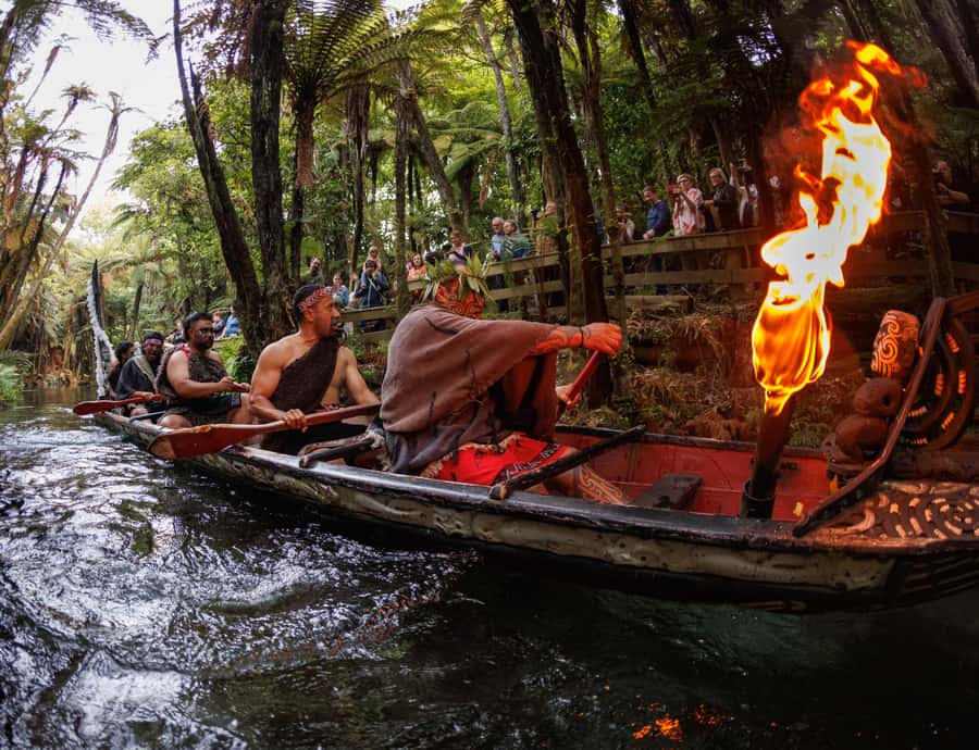 MITAI MAORI VILLAGE Night XP & Polynesian Spa from Auckland - Key points at a glance