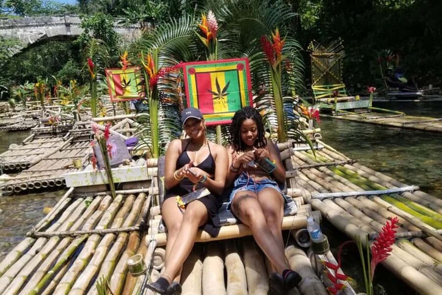 Montego Bay: Bamboo River Rafting and Limestone Foot Massage - Setting off from Montego Bay for Lethe