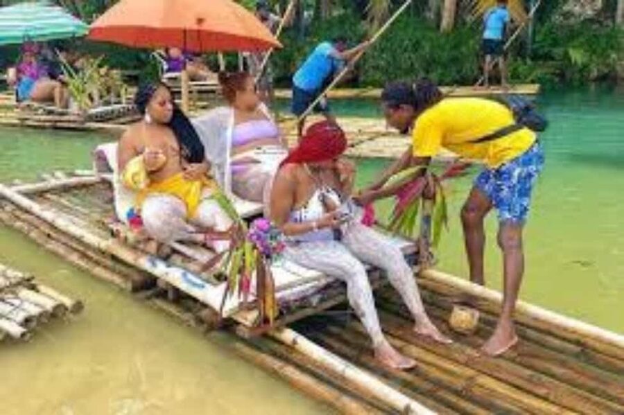 Montego Bay, Jamaica: Bamboo Rafting with Foot Massage - Arriving at the bamboo raft launch
