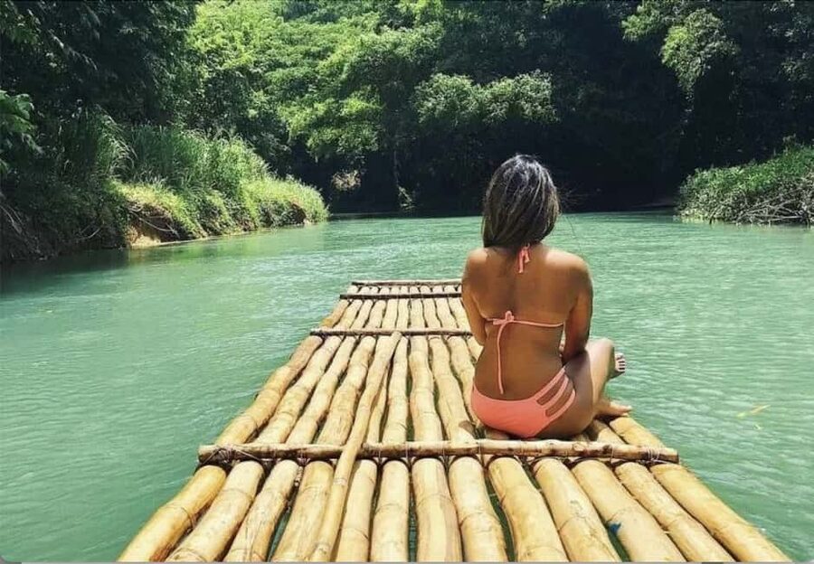 Montego Bay: Private Bamboo Rafting with Limestone Massage - Key points at a glance